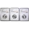 Image 1 : 3-1964 WASHINGTON QUARTERS, NGC MS-65