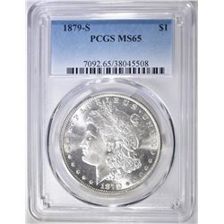 1879-S MORGAN DOLLAR  PCGS MS-65