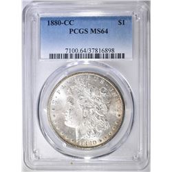 1880-CC MORGAN DOLLAR  PCGS MS-64