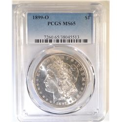 1899-O MORGAN DOLLAR  PCGS MS-65