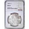 Image 1 : 1898 MORGAN DOLLAR, NGC MS-64