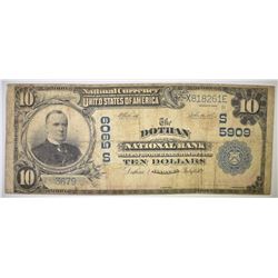 1902 $10 DOTHAN NATIONAL BANK