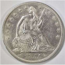 1855 ARROWS SEATED LIBERTY HALF DOLLAR BU