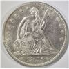 Image 1 : 1855 ARROWS SEATED LIBERTY HALF DOLLAR BU