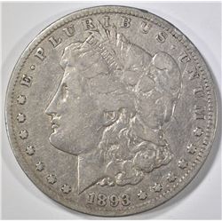1893-CC MORGAN DOLLAR FINE