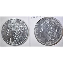 1892 XF POLISHED & 1903 BU MORGAN DOLLARS
