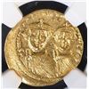 Image 2 : AD 613-641 BYZANTINE EMPIRE GOLD NGC MS