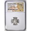 Image 1 : 305-281 BC LYSIMACHUS AR DRACHM  NGC AU