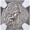 Image 3 : 305-281 BC LYSIMACHUS AR DRACHM  NGC AU