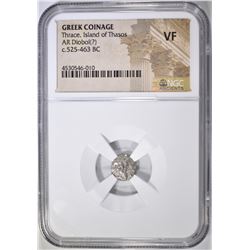 525-463 BC AR DIOBOL (?) NGC VF