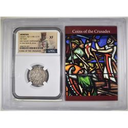 AD 1198-1219 LEVON I.  AR TRAM NGC XF