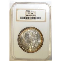 1900 MORGAN DOLLAR  MS-64