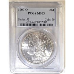 1900-O MORGAN DOLLAR  PCGS MS-65