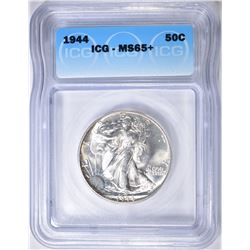1944 WALKING LIBERTY HALF DOLLAR   ICG MS-65+