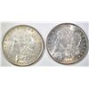 Image 1 : 1888 & 1889 MORGAN DOLLARS   BU