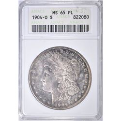 1904-O MORGAN DOLLAR  ANACS MS-65 PL
