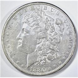 1880-O MORGAN DOLLAR AU