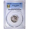 Image 1 : 1913-D TYPE-1 BUFFALO NICKEL, PCGS MS-66