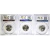Image 2 : 1965, 1966, & 1967 SMS QUARTERS, PCGS SP67