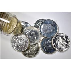 1967 BU SMS KENNEDY HALF DOLLAR ROLL