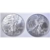 Image 1 : 2-GEM BU 2019 AMERICAN SILVER EAGLES
