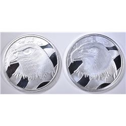 2-PLEDGE OF ALLEGIANCE 1oz SILVER ROUNDS