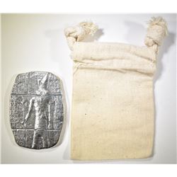 3 Oz .999 SILVER HAND STRUCK HORUS RELIC BAR