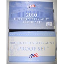 2009 & 2010 U.S. PROOF SETS IN ORIG PACKAGING