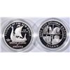 Image 3 : 2000 LEIF ERICSON MELLENIUM 2-COIN PROOF SET