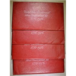 4-1976 3-Pcs UNC 40% SILVER  BICENTENNIAL SETS
