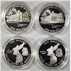 Image 3 : 2-1990 IKE & 2-91 KOREAN WAR PROOF SILVER DOLLARS