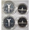 Image 3 : 2-1989 PROOF 2-PIECE CONGRESSIONAL COMMEM SETS