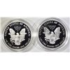 Image 3 : 2-1998 PROOF AMERICAN SILVER EAGLES
