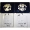 Image 1 : 2-2000 PROOF AMERICAN SILVER EAGLES