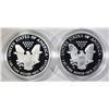 Image 3 : 2003 & 05 PROOF AMERICAN SILVER EAGLES