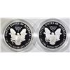 Image 3 : 2-2006 PROOF AMERICAN SILVER EAGLES