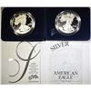 Image 1 : 1996 & 2008 PROOF AMERICAN SILVER EAGLES