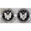 Image 3 : 1996 & 2008 PROOF AMERICAN SILVER EAGLES