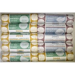 MINT WRAPPED NICKEL ROLLS: