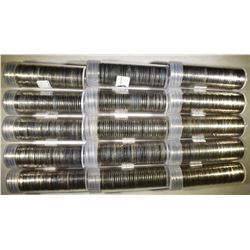 15 ROLLS BU JEFFERSON NICKELS: