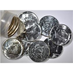 BU ROLL 1966 SMS KENNEDY HALF DOLLARS