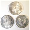 Image 2 : 1990, 99 & 09 BU AMERICAN SILVER EAGLES