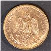 Image 1 : 1945 BU MEXICO 2 PESOS GOLD COIN