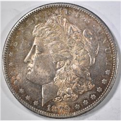 1879-S MORGAN DOLLAR GEM BU TONED