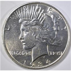 1934-D PEACE DOLLAR BU
