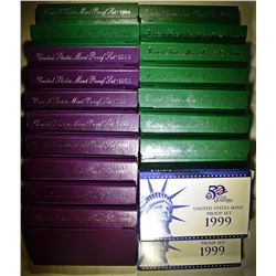 PROOF SETS FROM THE 1990'S