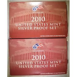 2-2010 U.S. SILVER PROOF SETS