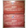Image 1 : 2-2010 U.S. SILVER PROOF SETS