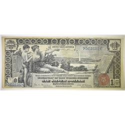 1896 $1 SILVER CERTIFICATE XF