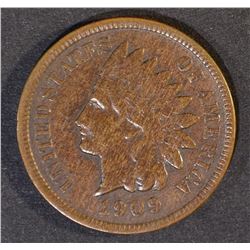 1909-S INDIAN CENT XF